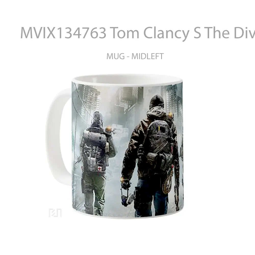 Mug Tom Clancy S The Division 2015 Gelas Keramik Unik - All-side / Desain