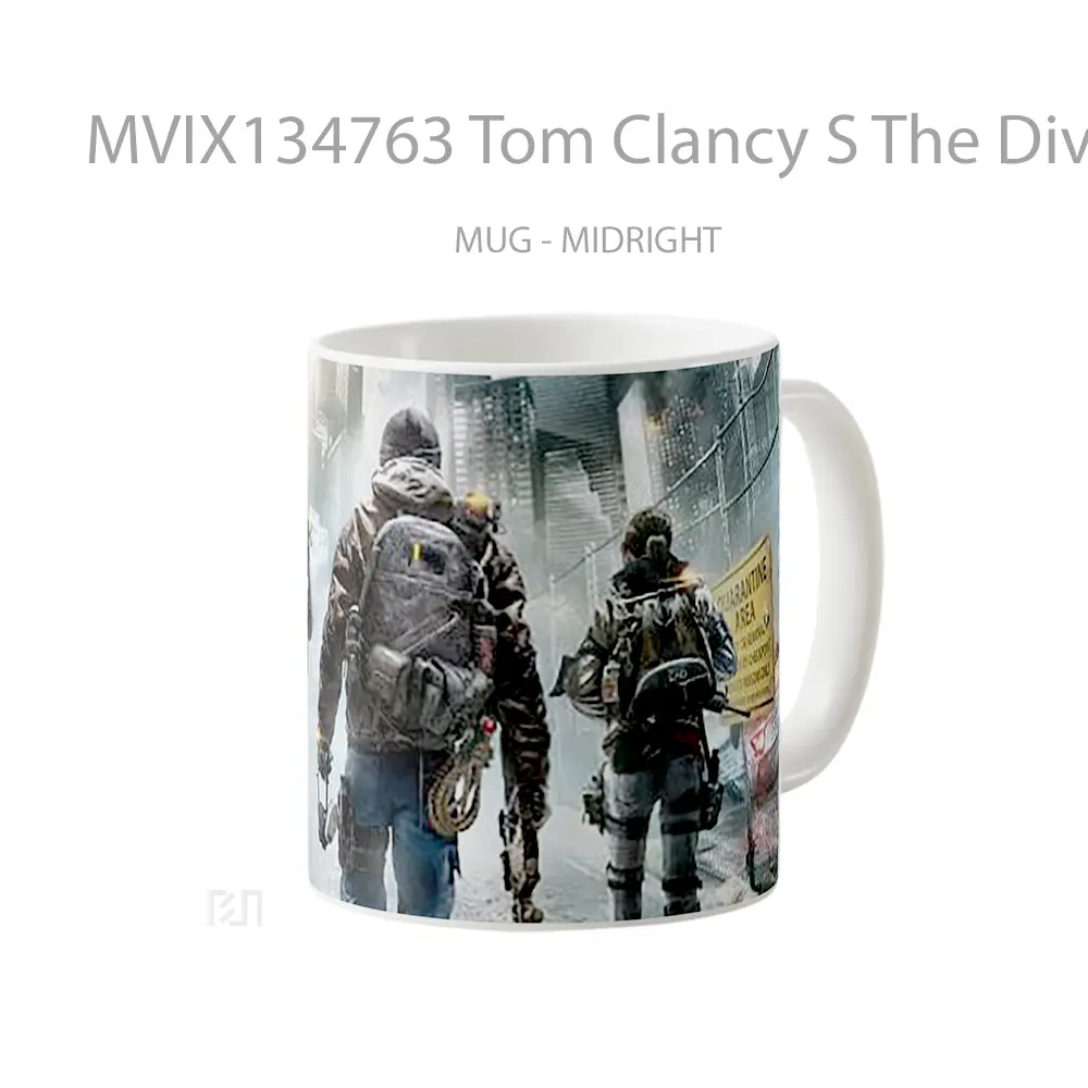 Mug Tom Clancy S The Division 2015 Gelas Keramik Unik - All-side / Desain