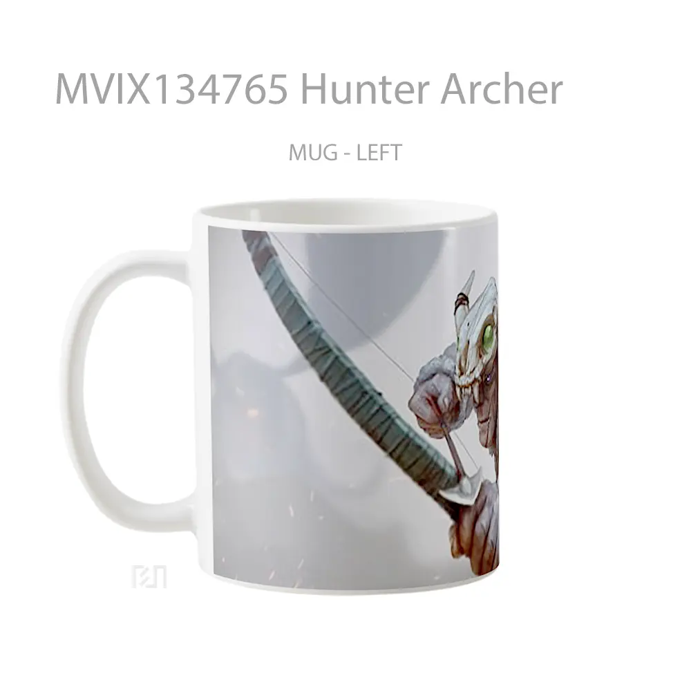 Mug Hunter Archer Gelas Keramik Unik - All-side / Desain