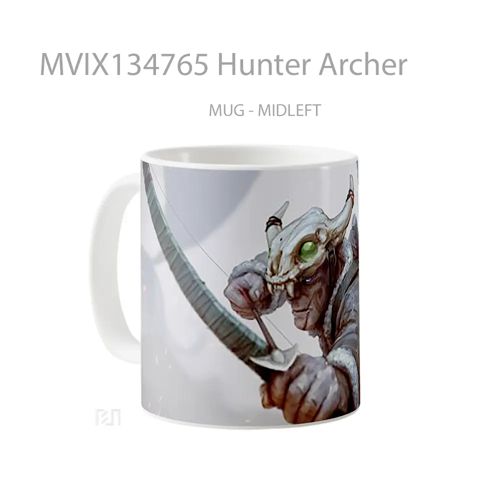 Mug Hunter Archer Gelas Keramik Unik - All-side / Desain