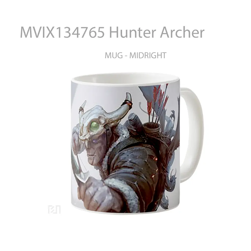 Mug Hunter Archer Gelas Keramik Unik - All-side / Desain