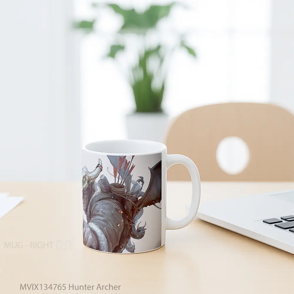 Mug Hunter Archer Gelas Keramik Unik - All-side / Desain