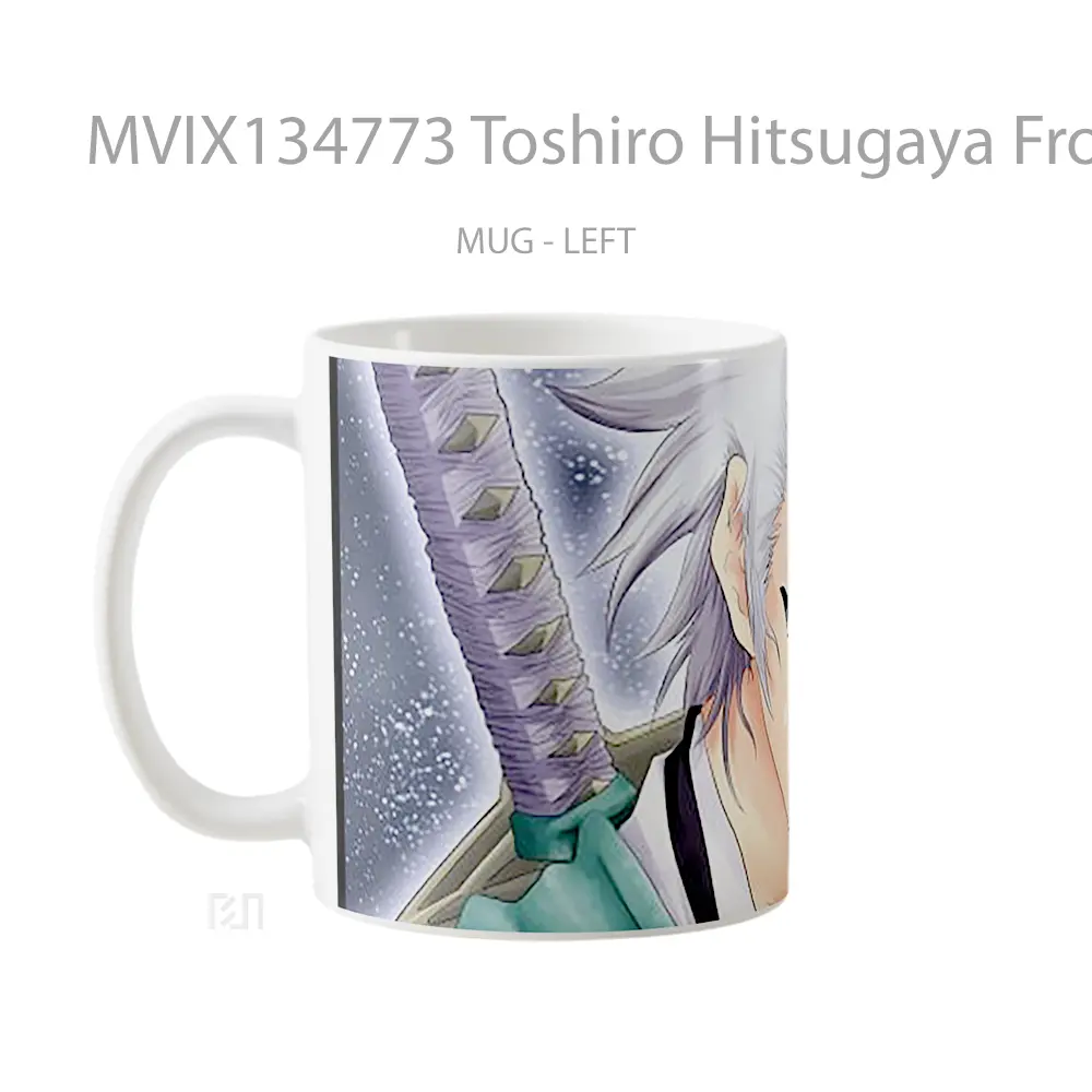 Mug Toshiro Hitsugaya From Bleach Cangkir Anime - All-side / Desain