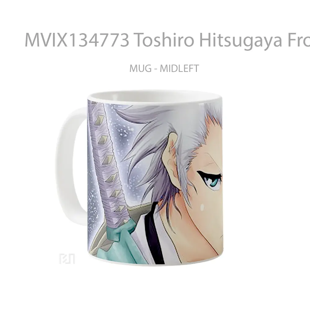 Mug Toshiro Hitsugaya From Bleach Cangkir Anime - All-side / Desain