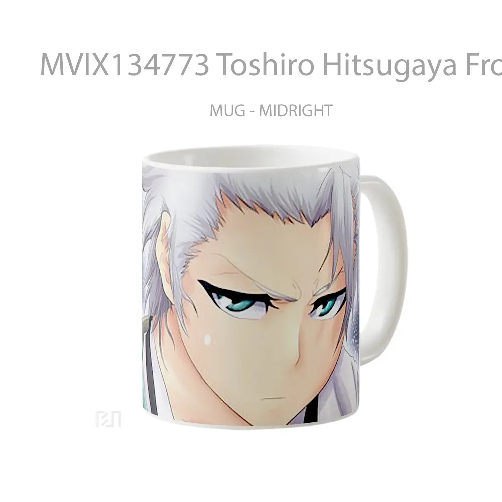 Mug Toshiro Hitsugaya From Bleach Cangkir Anime - All-side / Desain