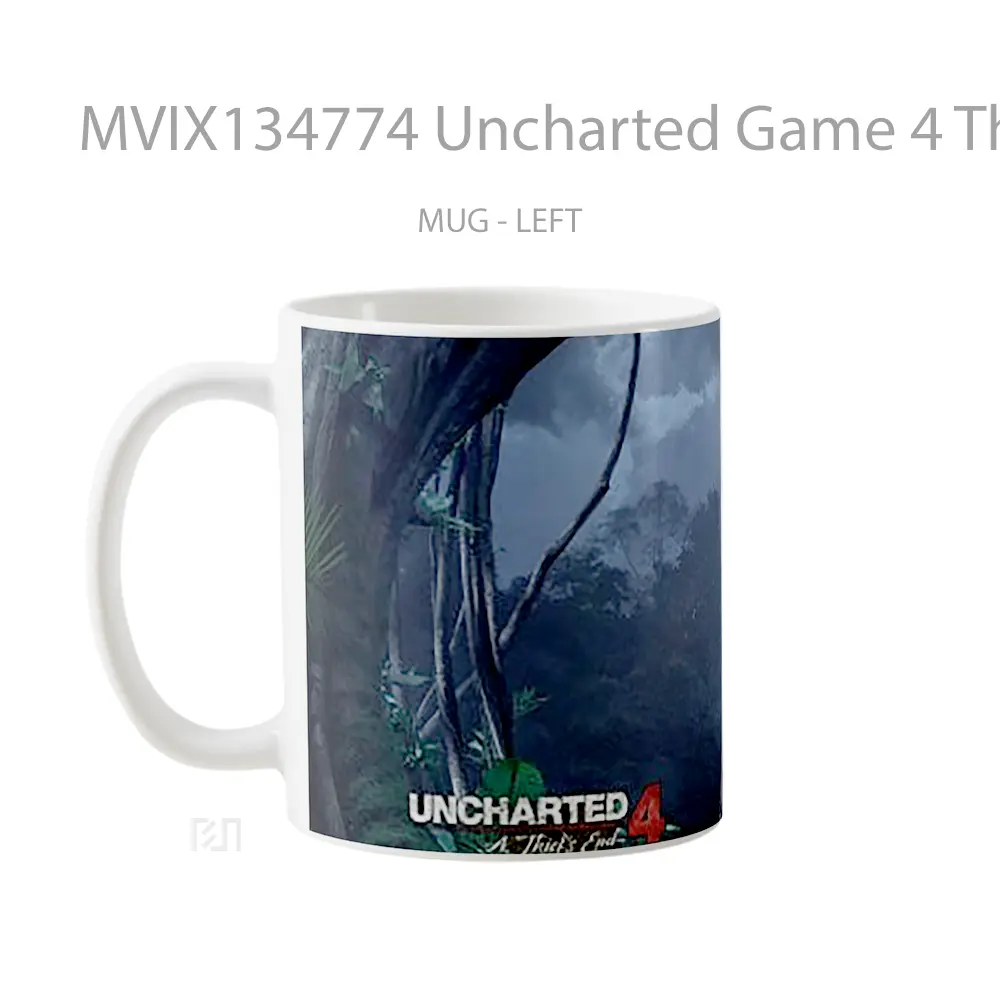 Mug Uncharted Game 4 The End Of A Thief Cangkir Gamer - All-side / Desain