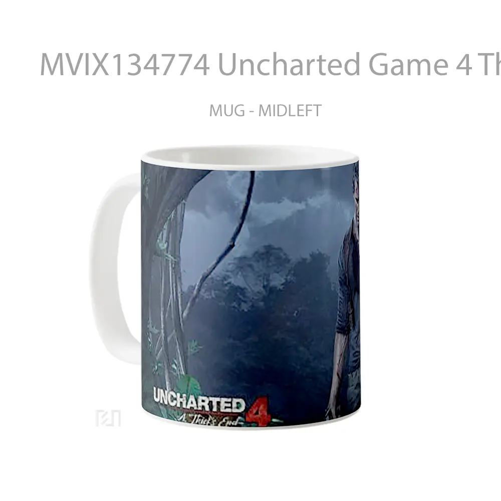 Mug Uncharted Game 4 The End Of A Thief Cangkir Gamer - All-side / Desain