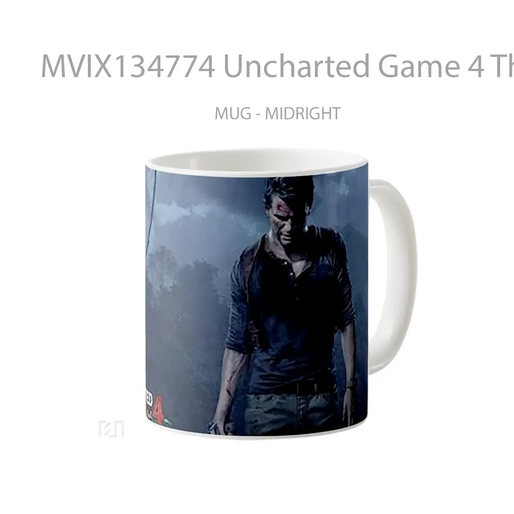 Mug Uncharted Game 4 The End Of A Thief Cangkir Gamer - All-side / Desain