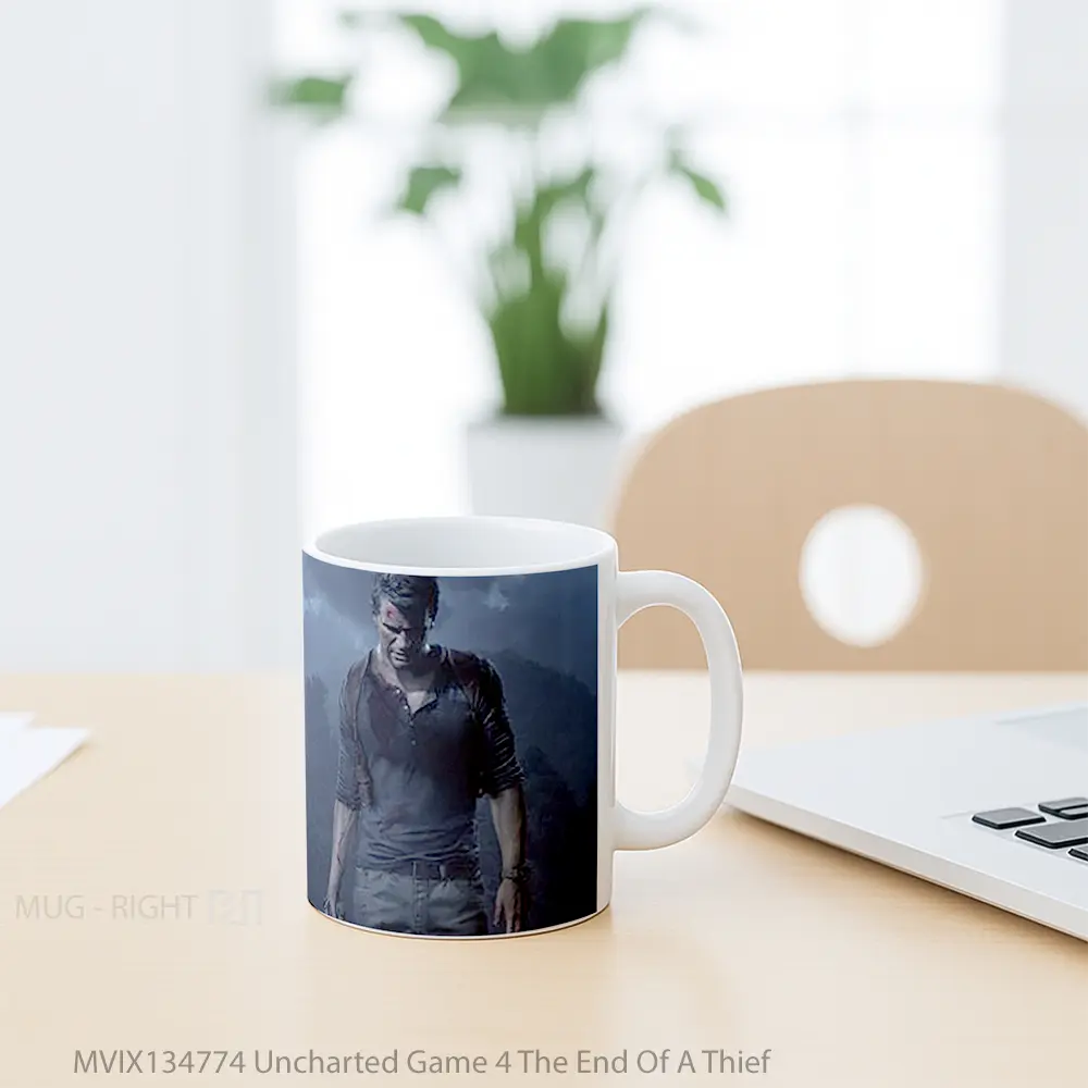 Mug Uncharted Game 4 The End Of A Thief Cangkir Gamer - All-side / Desain