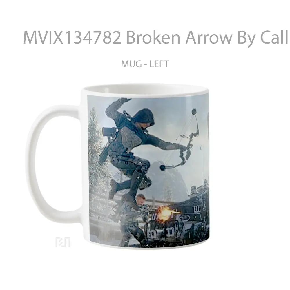 Mug Broken Arrow By Call Of Duty Black Ops 3 Cangkir Gamer - All-side / Desain