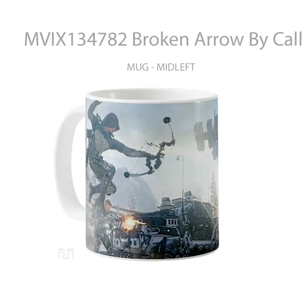 Mug Broken Arrow By Call Of Duty Black Ops 3 Cangkir Gamer - All-side / Desain