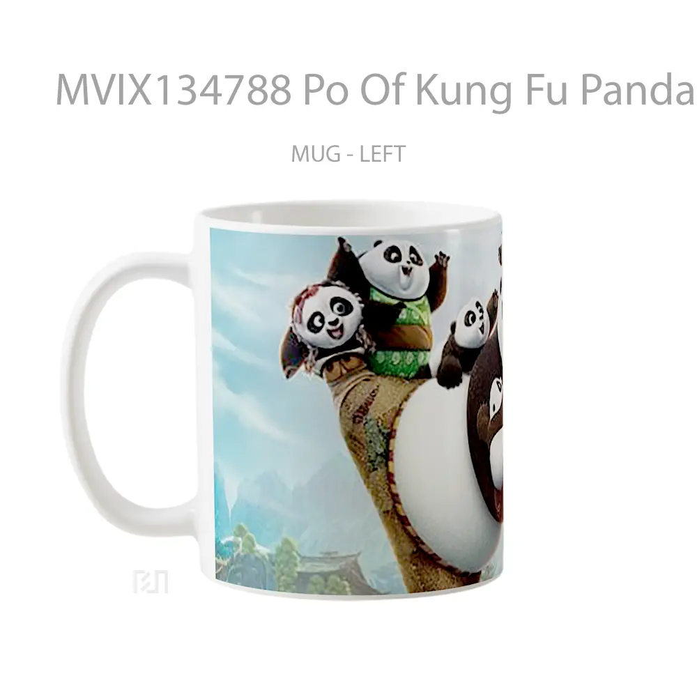 Mug Po Of Kung Fu Panda 3 Gelas Hewan Lucu - All-side / Desain