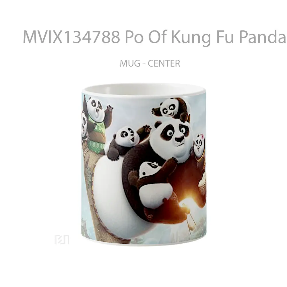 Mug Po Of Kung Fu Panda 3 Gelas Hewan Lucu