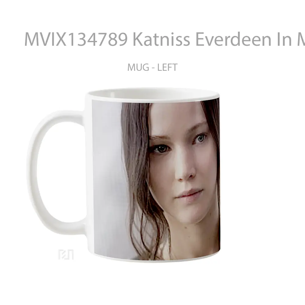 Mug Katniss Everdeen In Mockingjay Gelas Keramik Unik - All-side / Desain