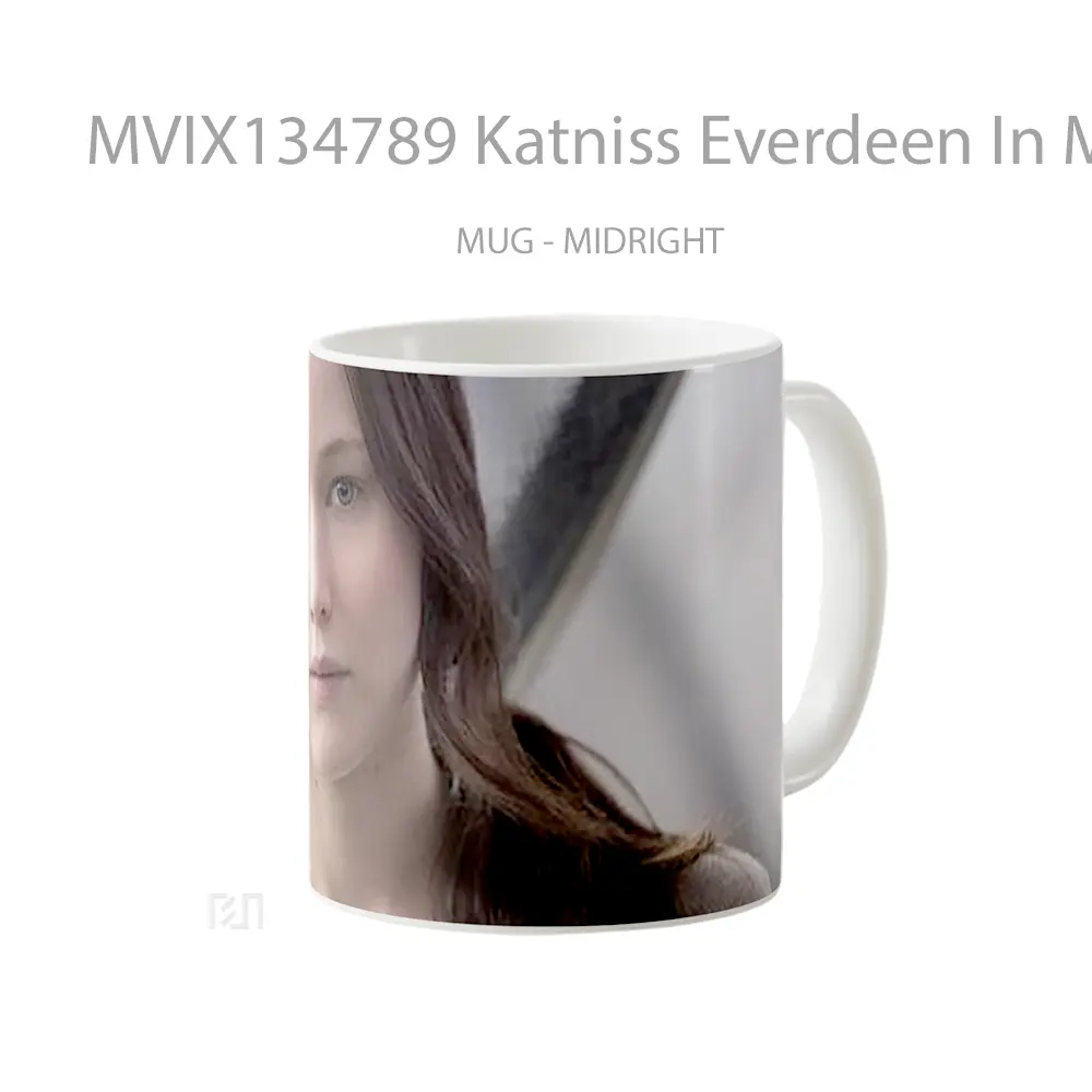 Mug Katniss Everdeen In Mockingjay Gelas Keramik Unik - All-side / Desain