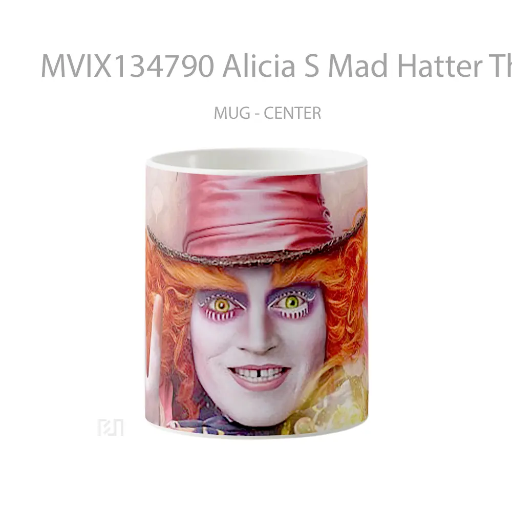 Mug Alicia S Mad Hatter Through The Looking Glass Gelas Keramik Unik