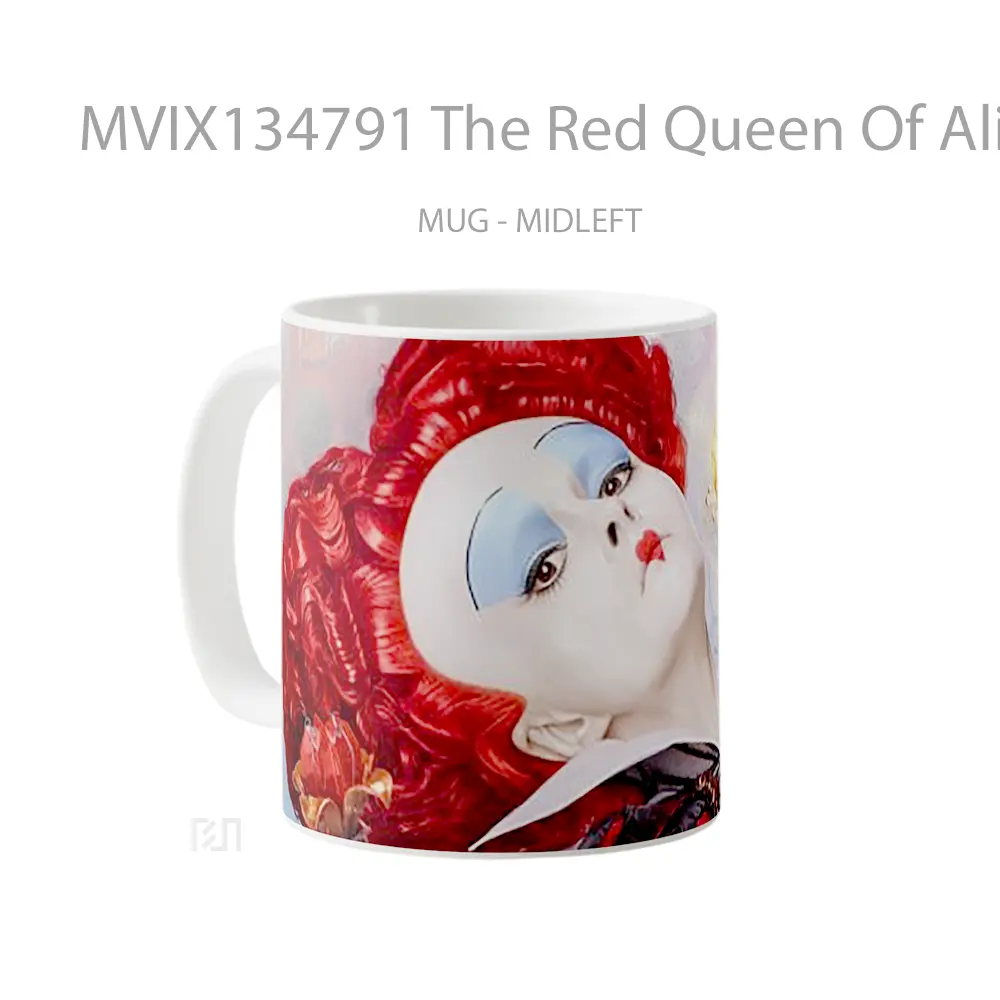 Mug The Red Queen Of Alice Through The Mirror Gelas Keramik Unik - All-side / Desain