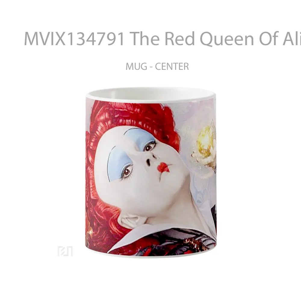 Mug The Red Queen Of Alice Through The Mirror Gelas Keramik Unik