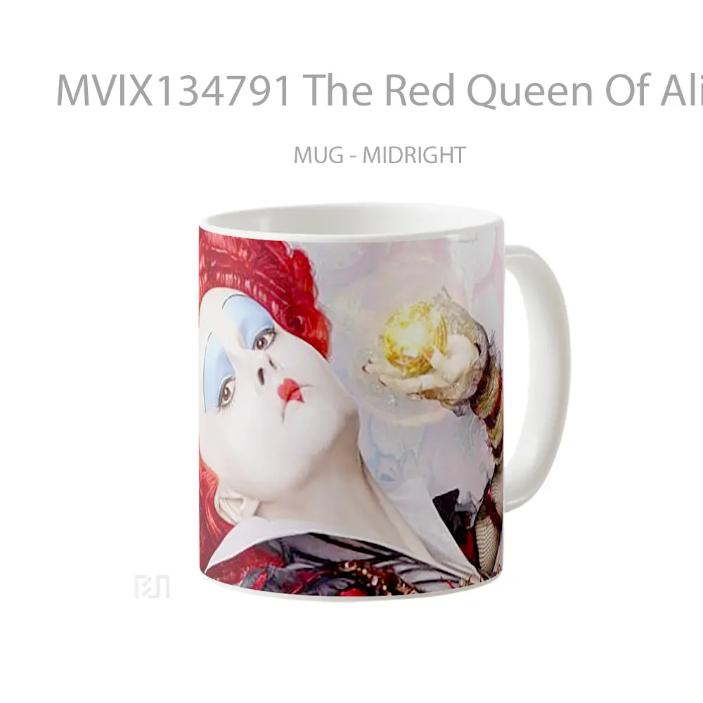Mug The Red Queen Of Alice Through The Mirror Gelas Keramik Unik - All-side / Desain
