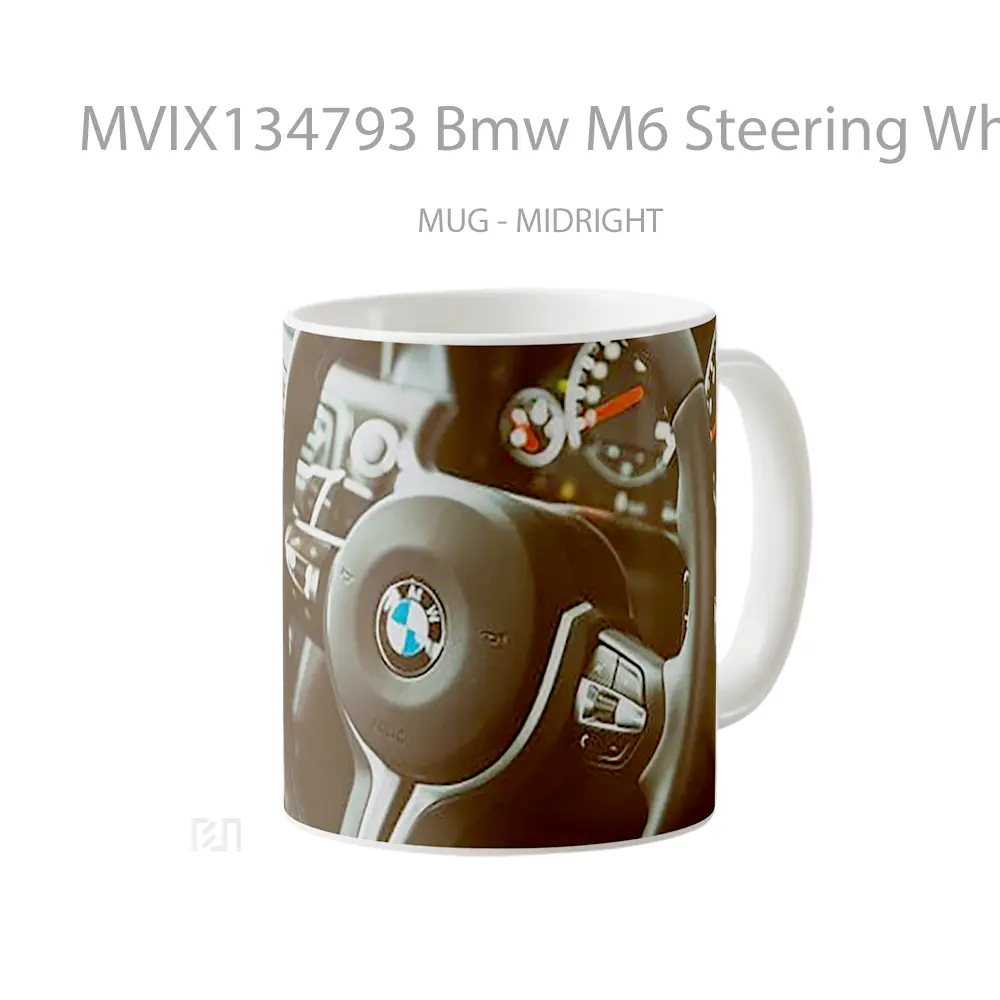 Mug Bmw M6 Steering Wheel Cangkir Mobil - All-side / Desain