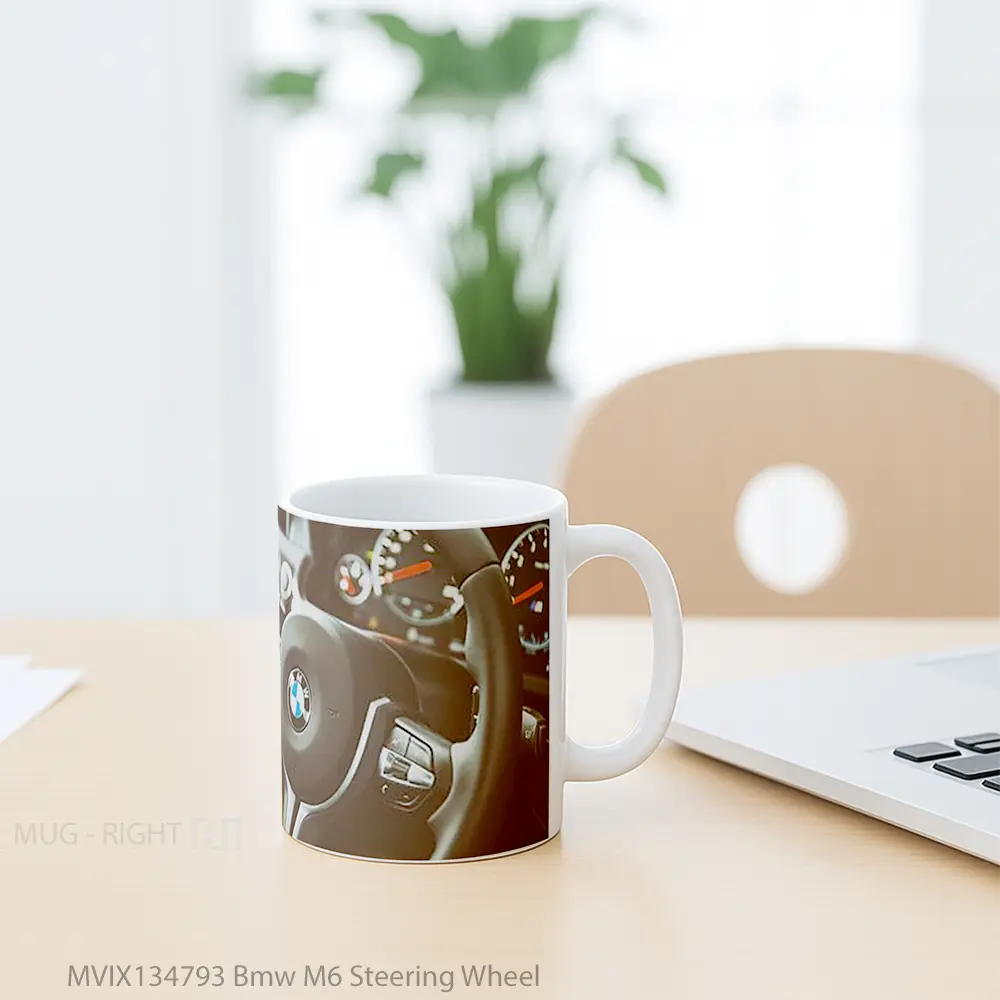 Mug Bmw M6 Steering Wheel Cangkir Mobil - All-side / Desain