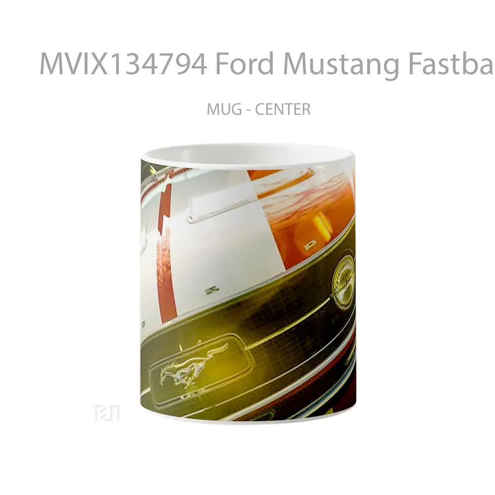 Mug Ford Mustang Fastback 1967 Red Cangkir Mobil