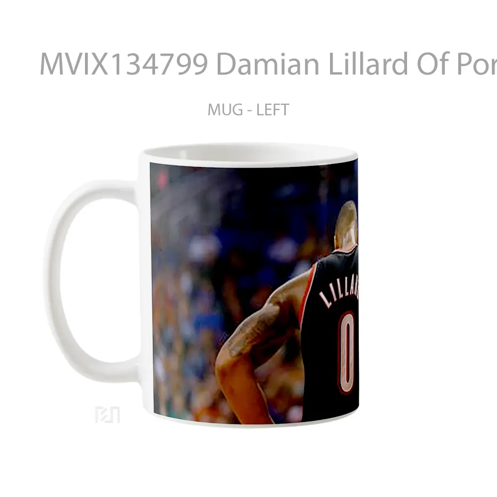 Mug Damian Lillard Of Portland Trail Blazers Gelas Keramik Unik - All-side / Desain