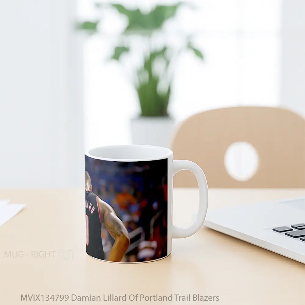 Mug Damian Lillard Of Portland Trail Blazers Gelas Keramik Unik - All-side / Desain