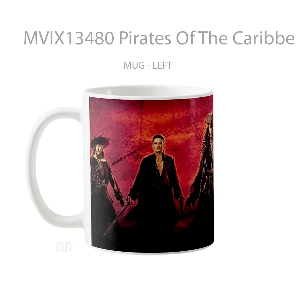 Mug Pirates Of The Caribbean Gelas Film - All-side / Desain