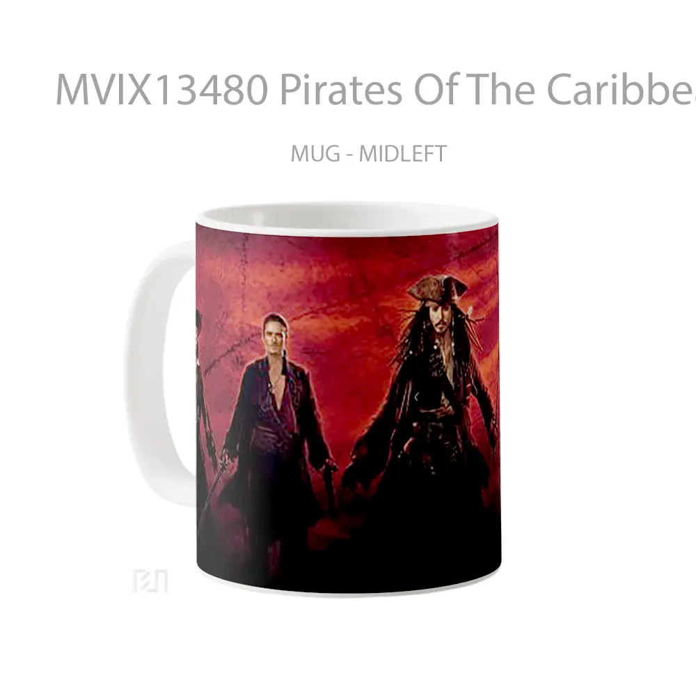 Mug Pirates Of The Caribbean Gelas Film - All-side / Desain