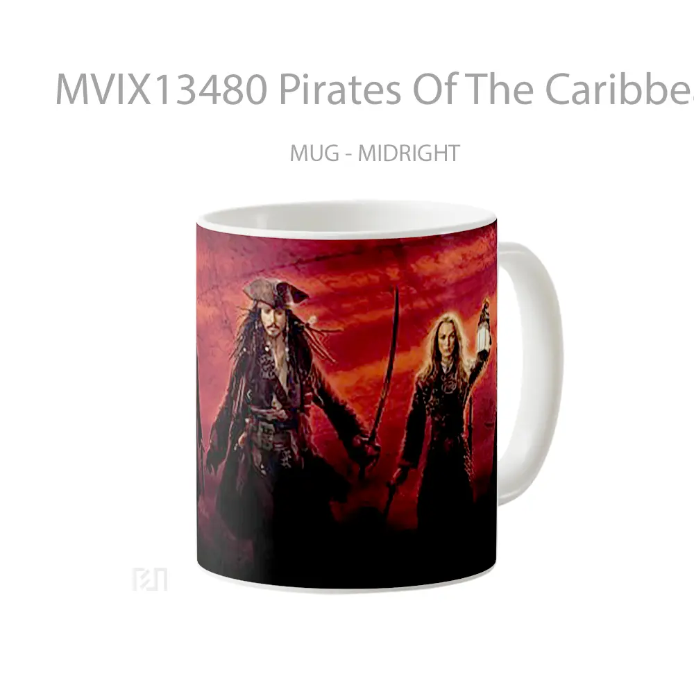 Mug Pirates Of The Caribbean Gelas Film - All-side / Desain