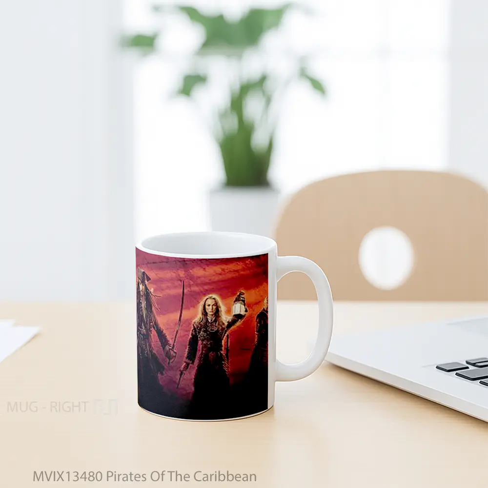 Mug Pirates Of The Caribbean Gelas Film - All-side / Desain