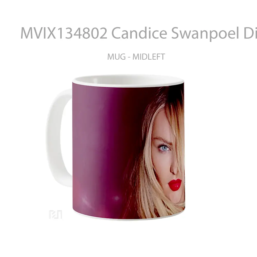 Mug Candice Swanpoel Disheveled Gelas Keramik Unik - All-side / Desain
