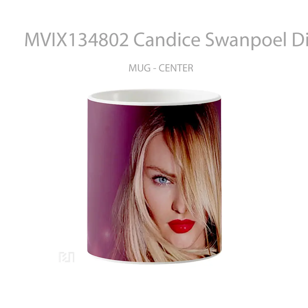 Mug Candice Swanpoel Disheveled Gelas Keramik Unik