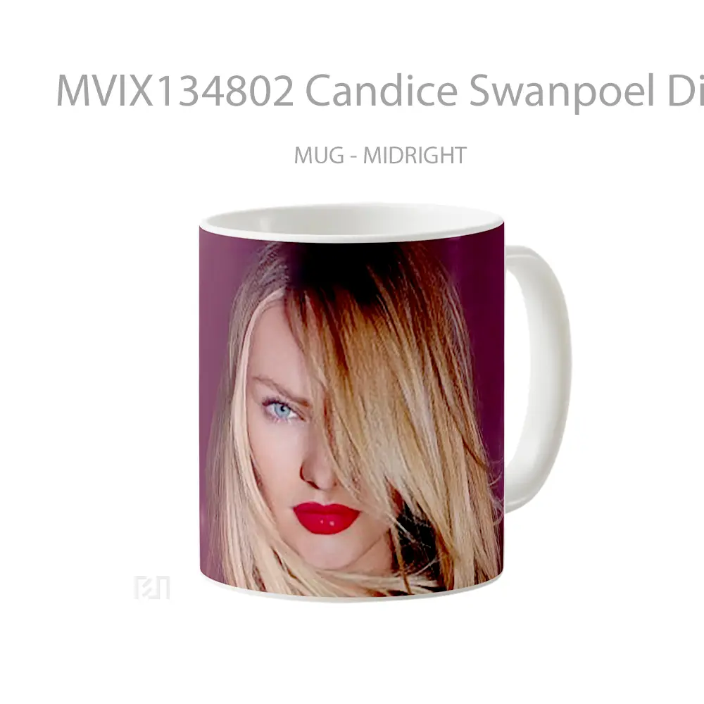 Mug Candice Swanpoel Disheveled Gelas Keramik Unik - All-side / Desain