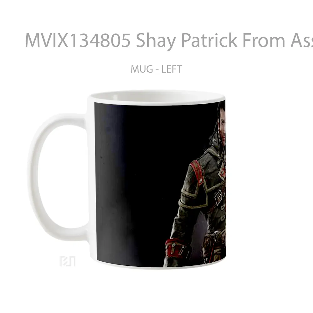Mug Shay Patrick From Assassins Creed Cangkir Gamer - All-side / Desain