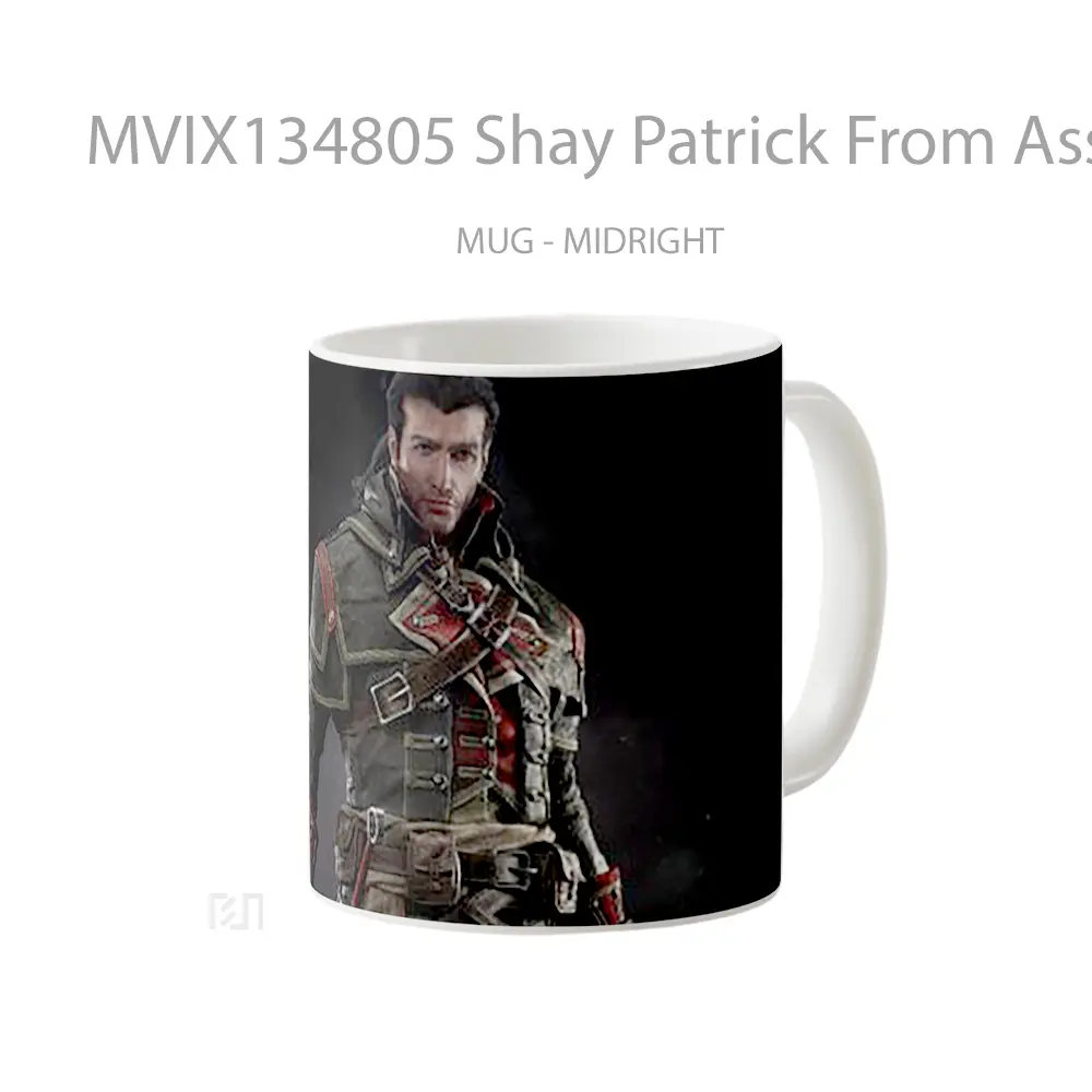 Mug Shay Patrick From Assassins Creed Cangkir Gamer - All-side / Desain