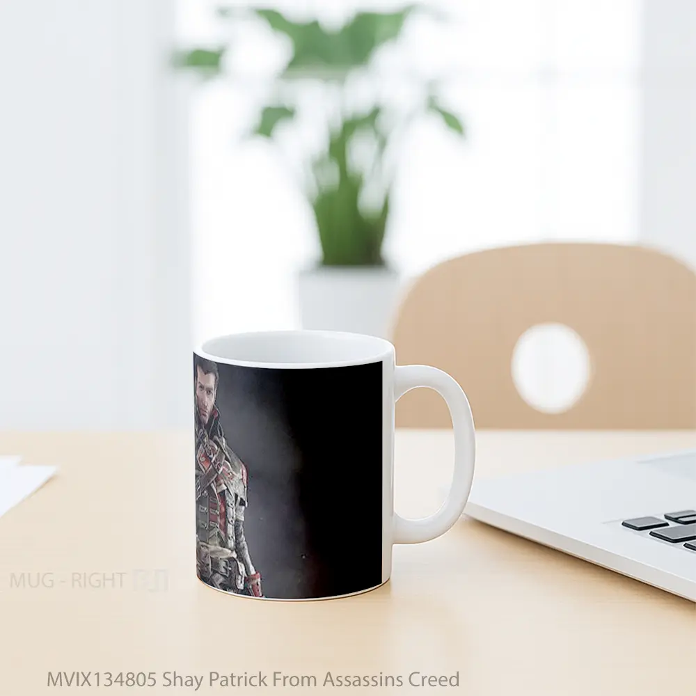 Mug Shay Patrick From Assassins Creed Cangkir Gamer - All-side / Desain