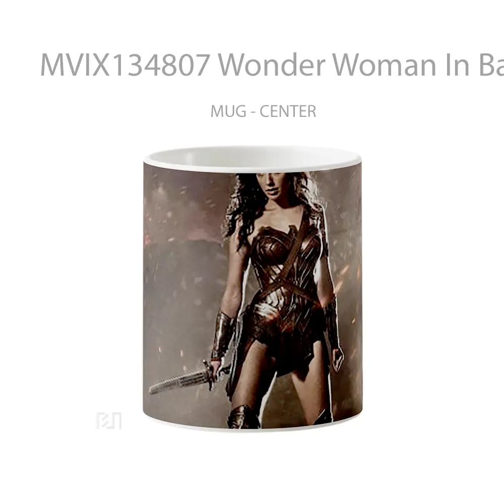 Mug Wonder Woman In Batman Vs Superman Gelas Superhero