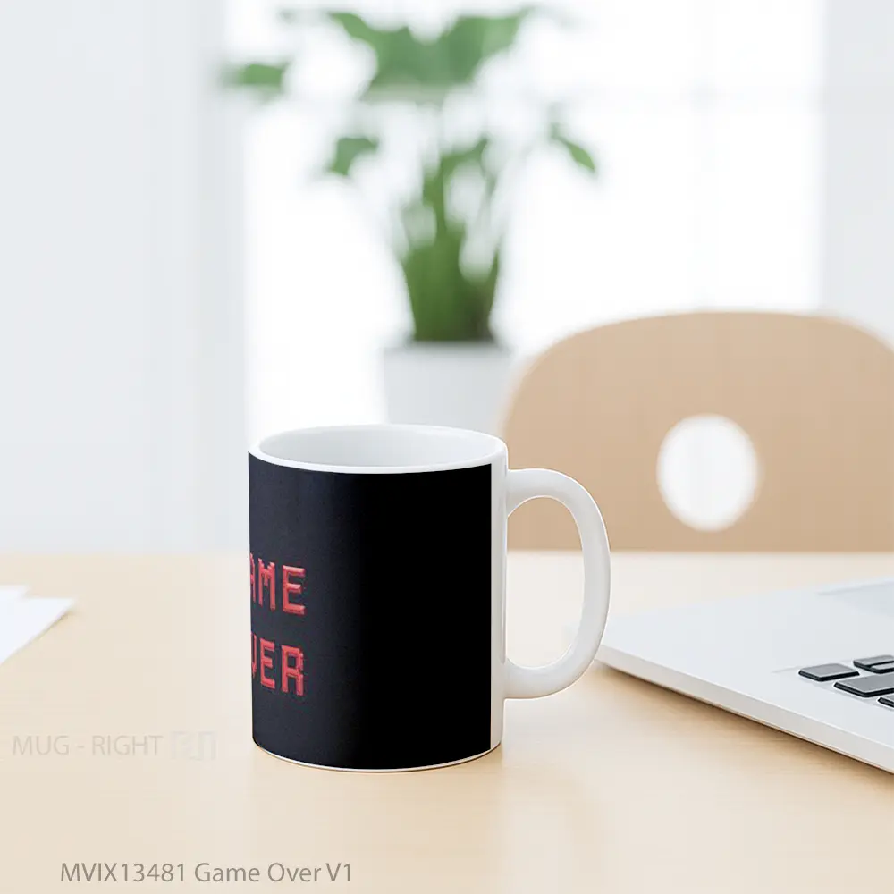 Mug Game Over V1 Cangkir Gamer - All-side / Desain