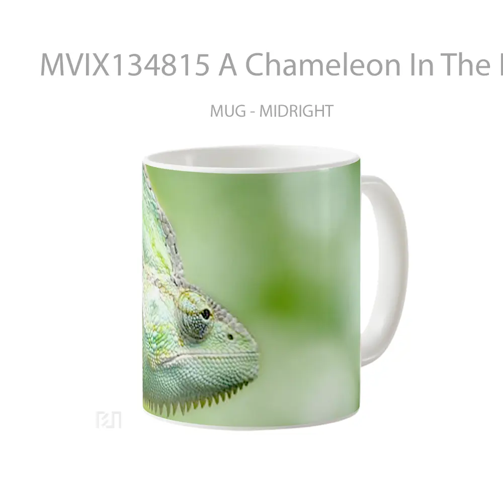 Mug A Chameleon In The Forest Gelas Pemandangan Alam - All-side / Desain