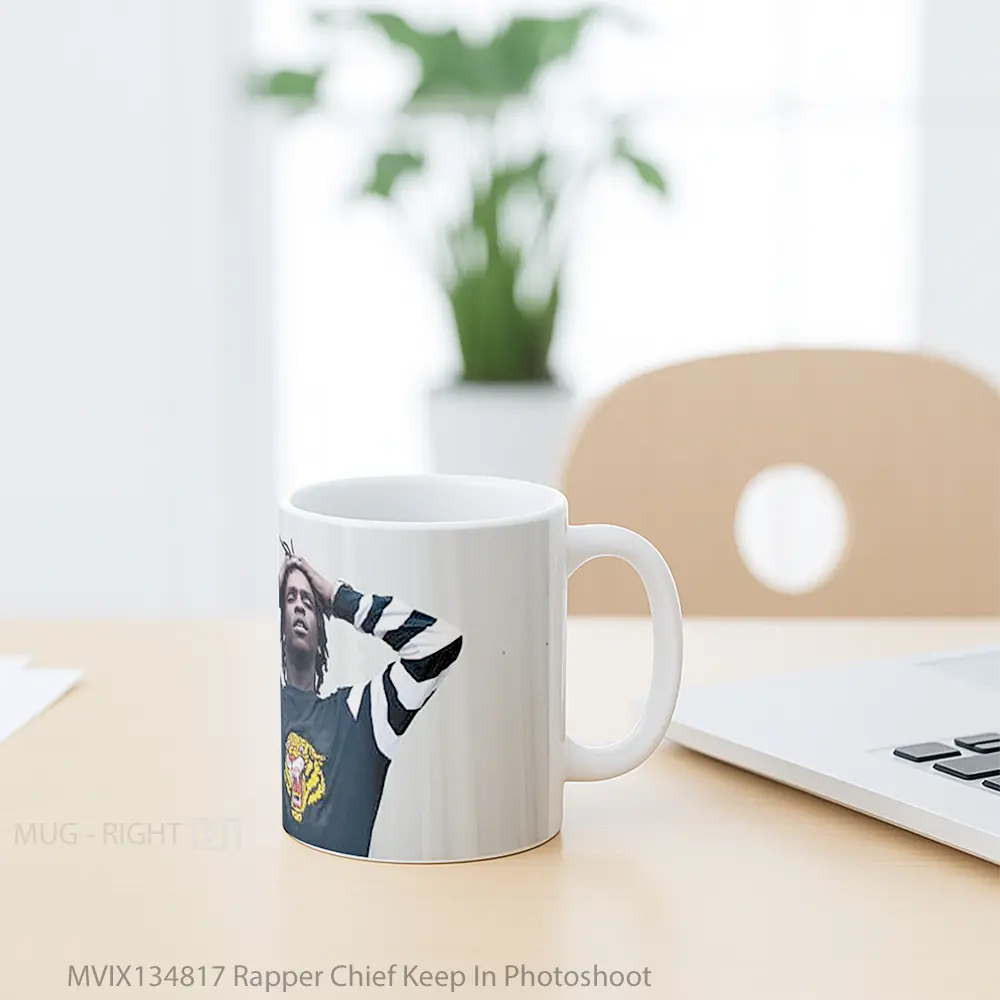 Mug Rapper Chief Keep In Photoshoot Gelas Keramik Unik - All-side / Desain
