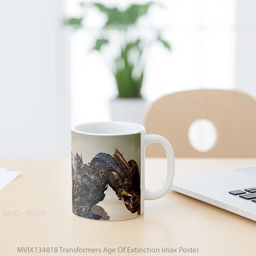 Mug Transformers Age Of Extinction Imax Poster Gelas Film - All-side / Desain