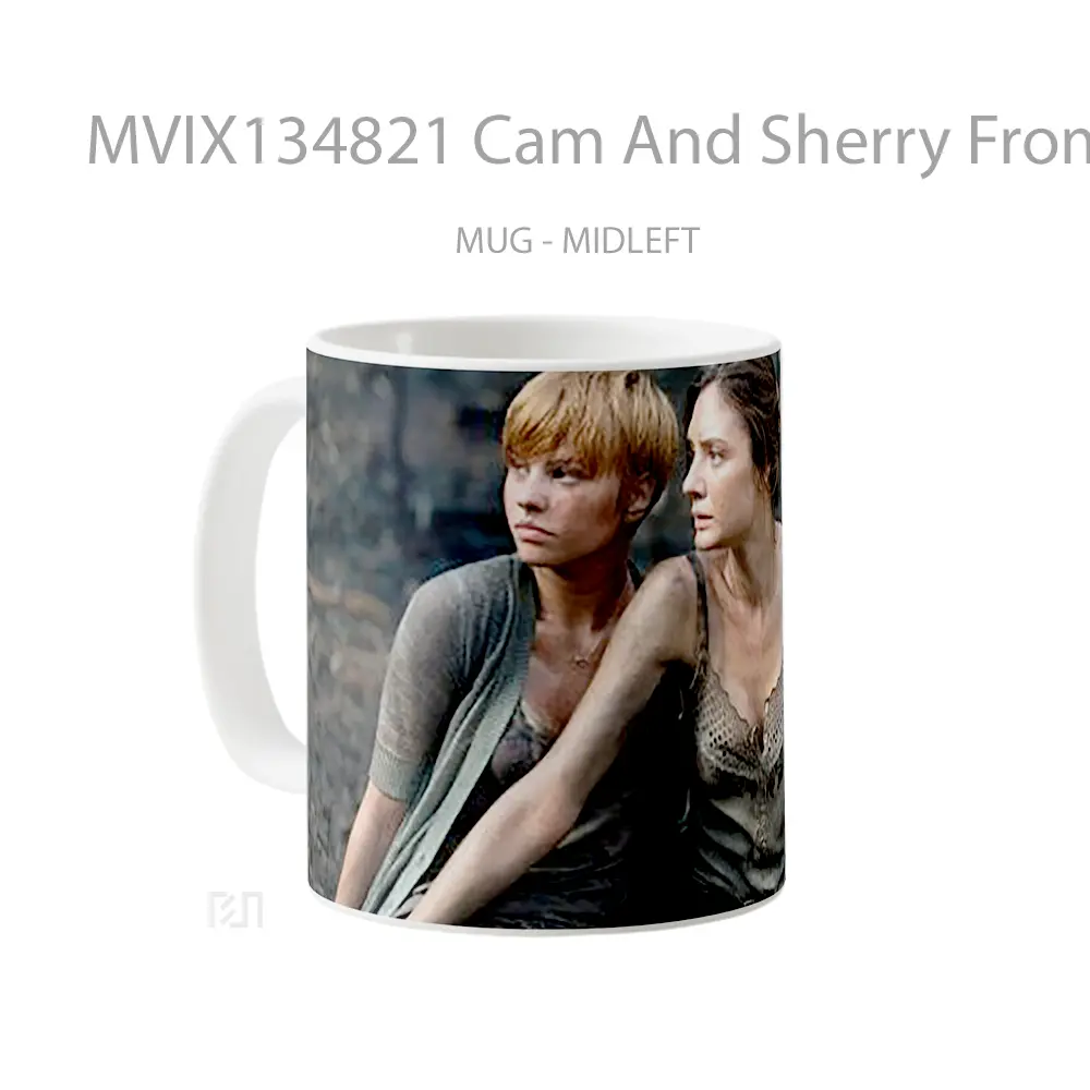 Mug Cam And Sherry From Walking Dead Gelas Keramik Unik - All-side / Desain