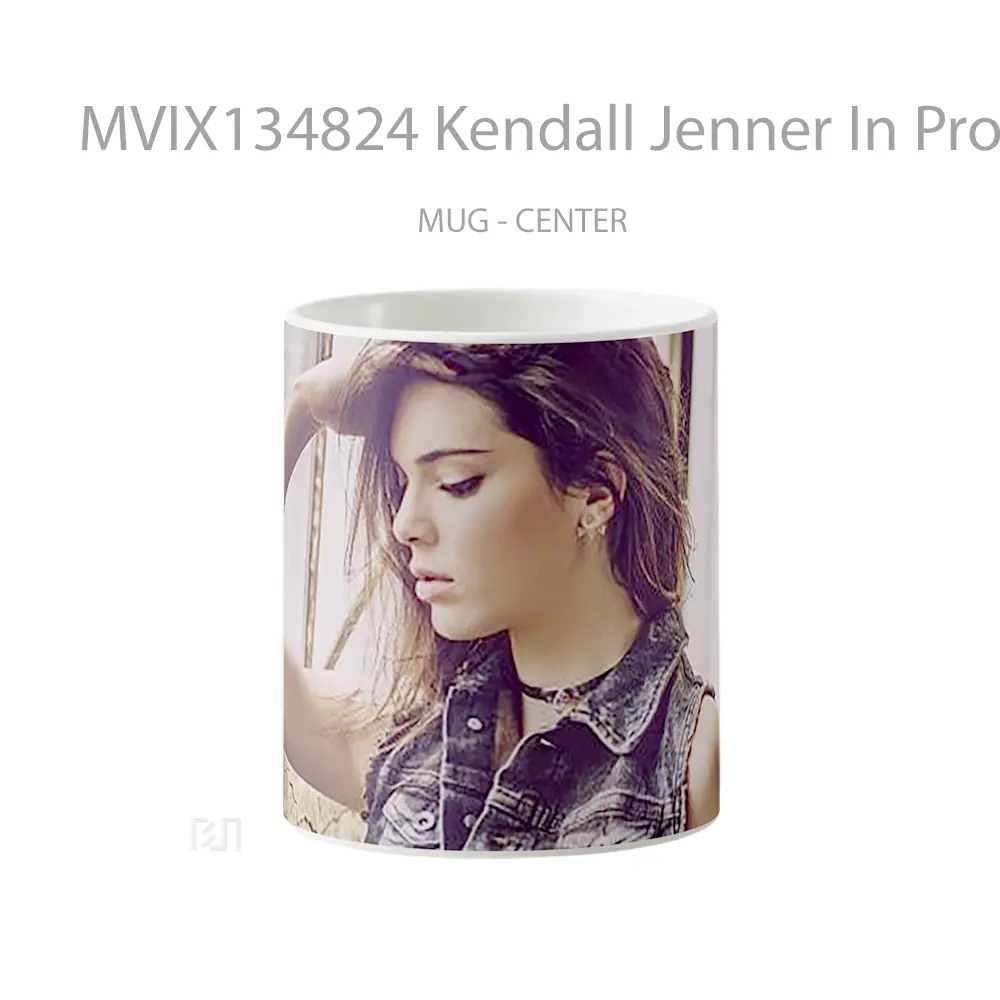 Mug Kendall Jenner In Profile Gelas Selebriti