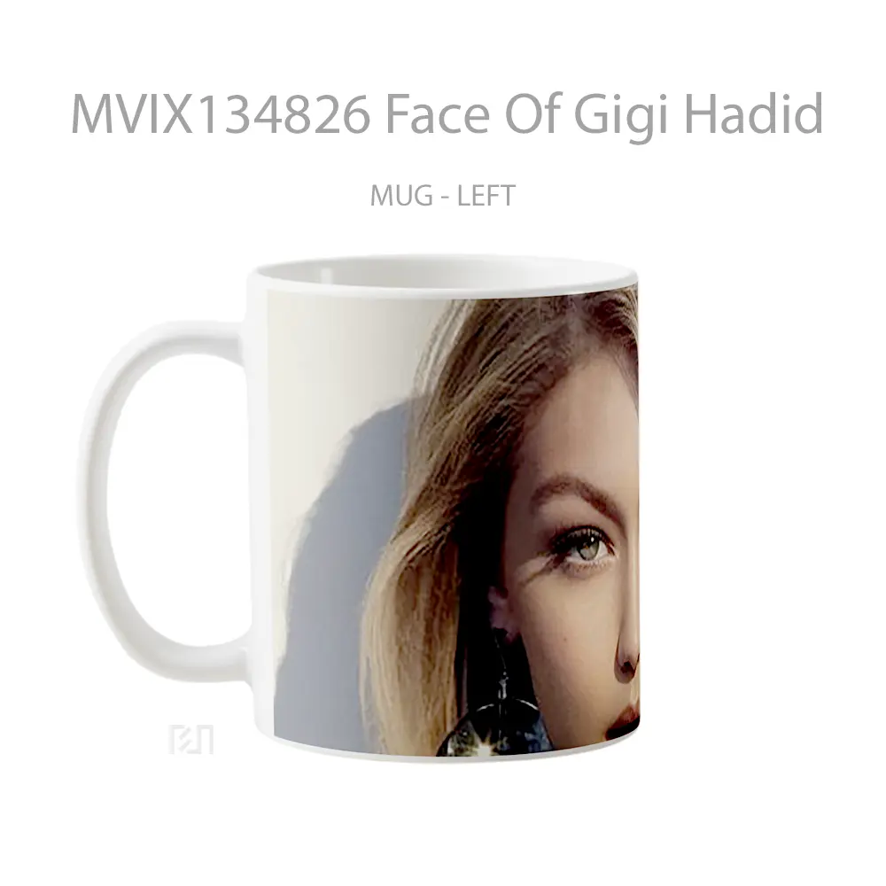 Mug Face Of Gigi Hadid Gelas Keramik Unik - All-side / Desain