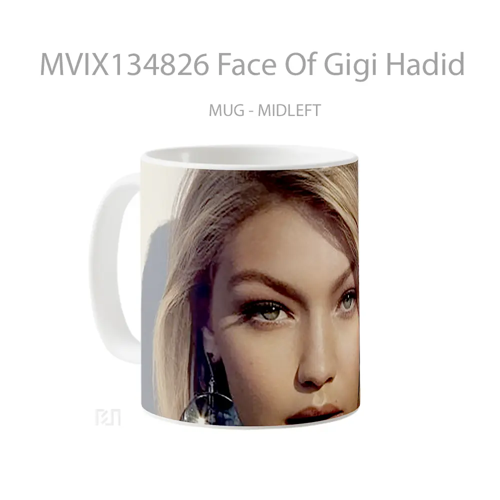 Mug Face Of Gigi Hadid Gelas Keramik Unik - All-side / Desain