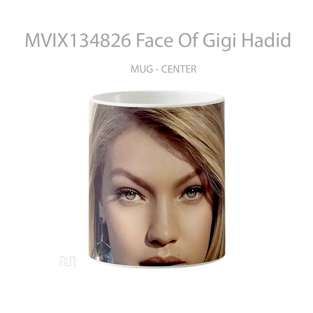 Mug Face Of Gigi Hadid Gelas Keramik Unik