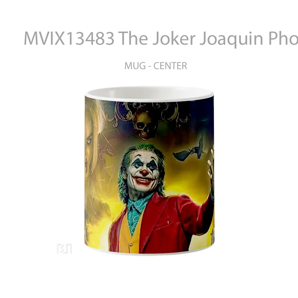 Mug The Joker Joaquin Phoenix Illustration Gelas Superhero
