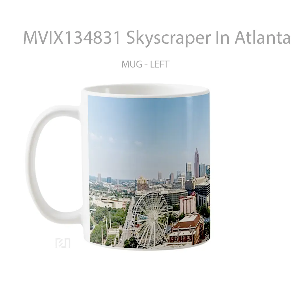 Mug Skyscraper In Atlanta Georgia Gelas Keramik Unik - All-side / Desain